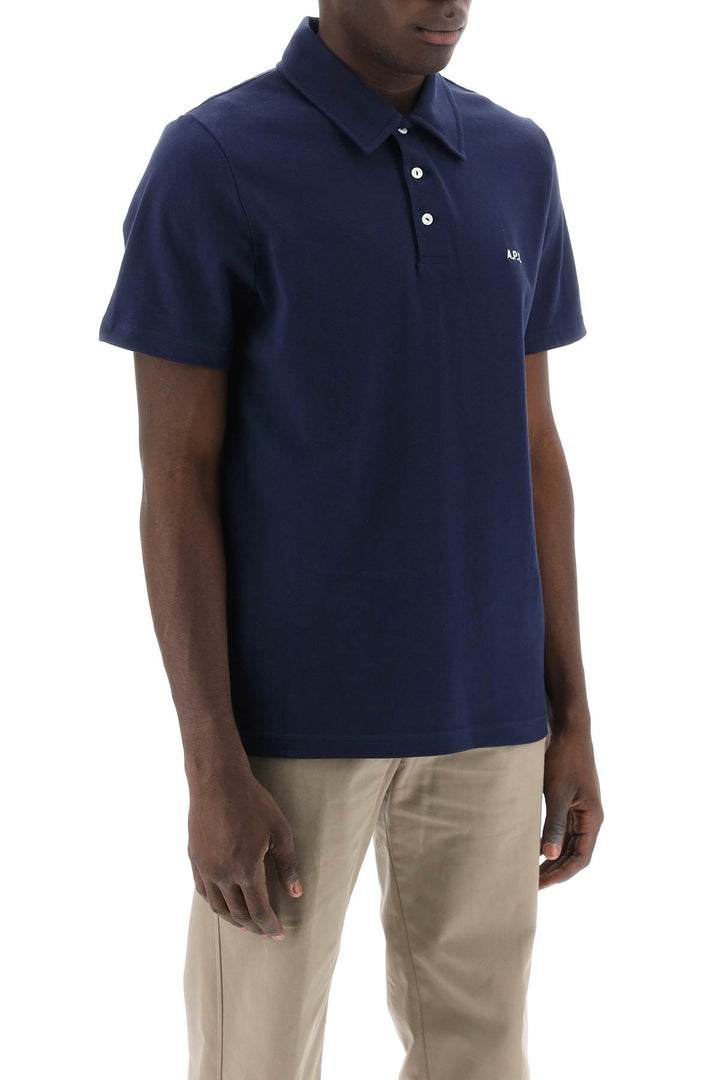 Austin Polo Shirt With Logo Embroidery - A.P.C. - Men