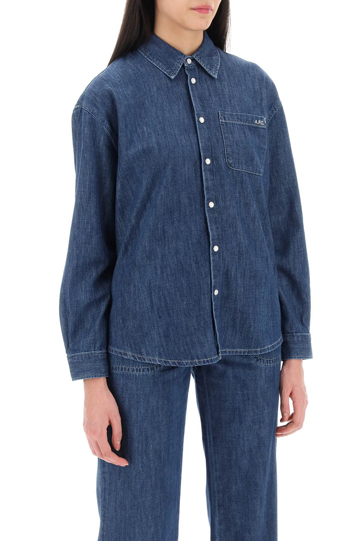 Denim Brodee Boyfriend Shirt - A.P.C. - Women