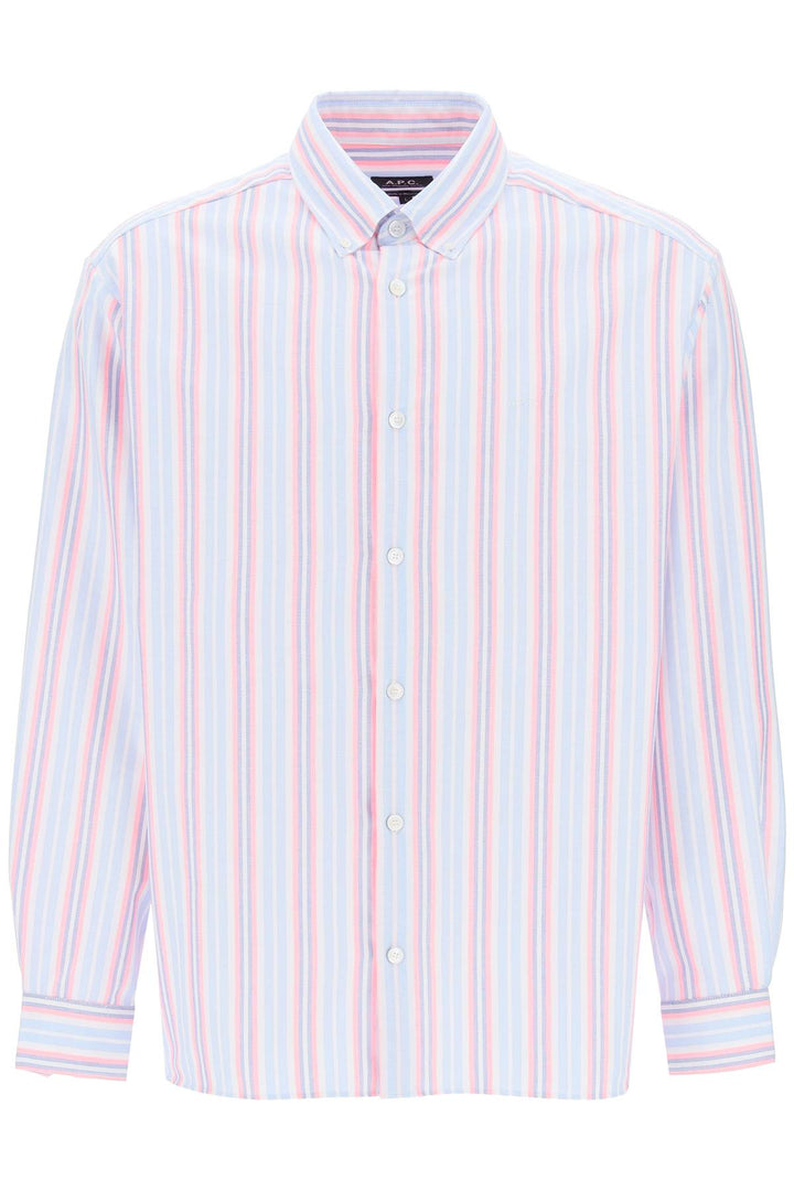 Mathias Striped Oxford Shirt - A.P.C. - Men