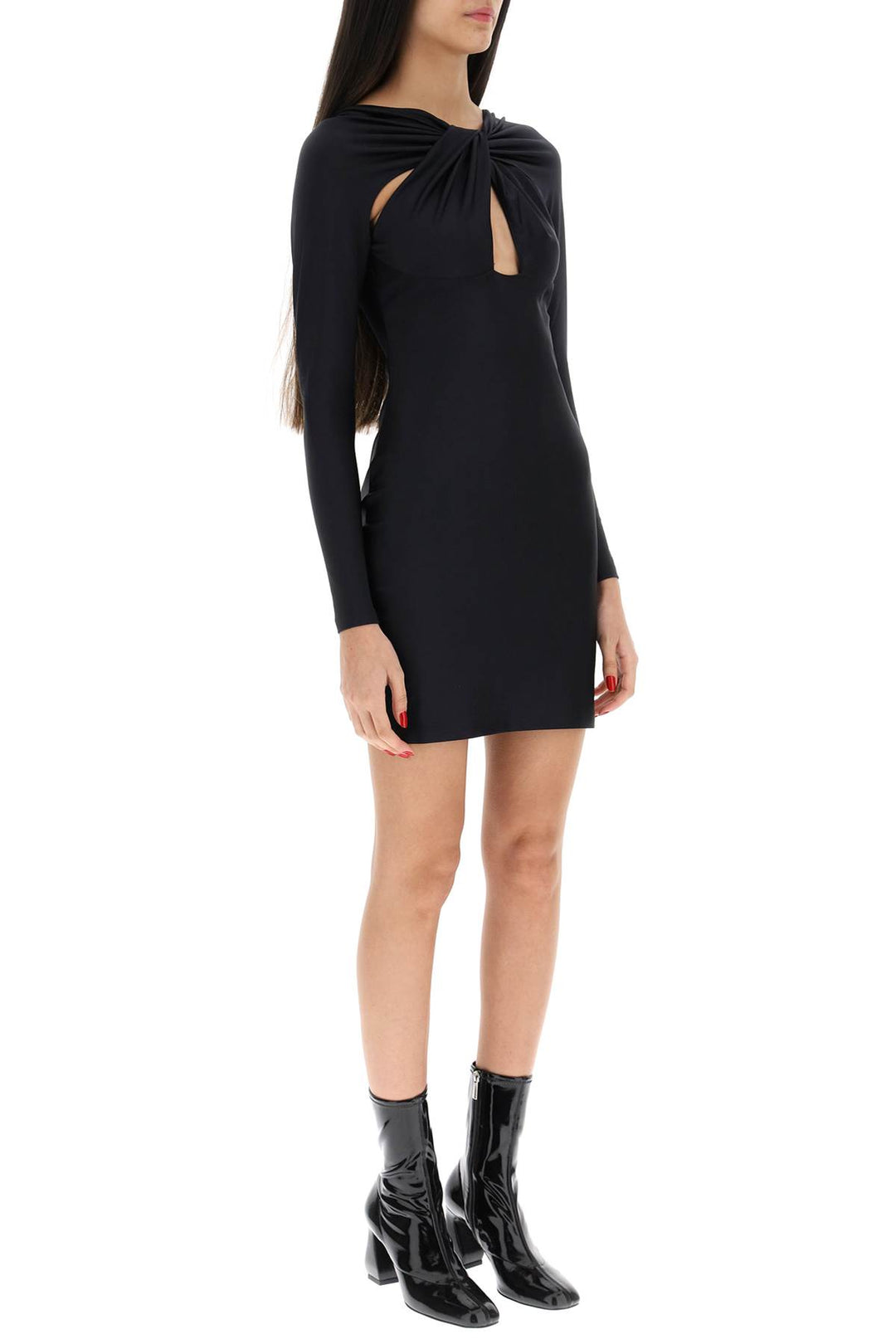 Twisted Mini Dress With Cut Outs - Coperni - Women