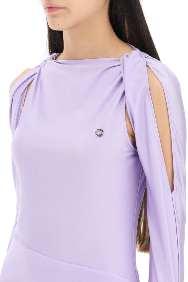 Draped Mini Dress With Cut Outs - Coperni - Women