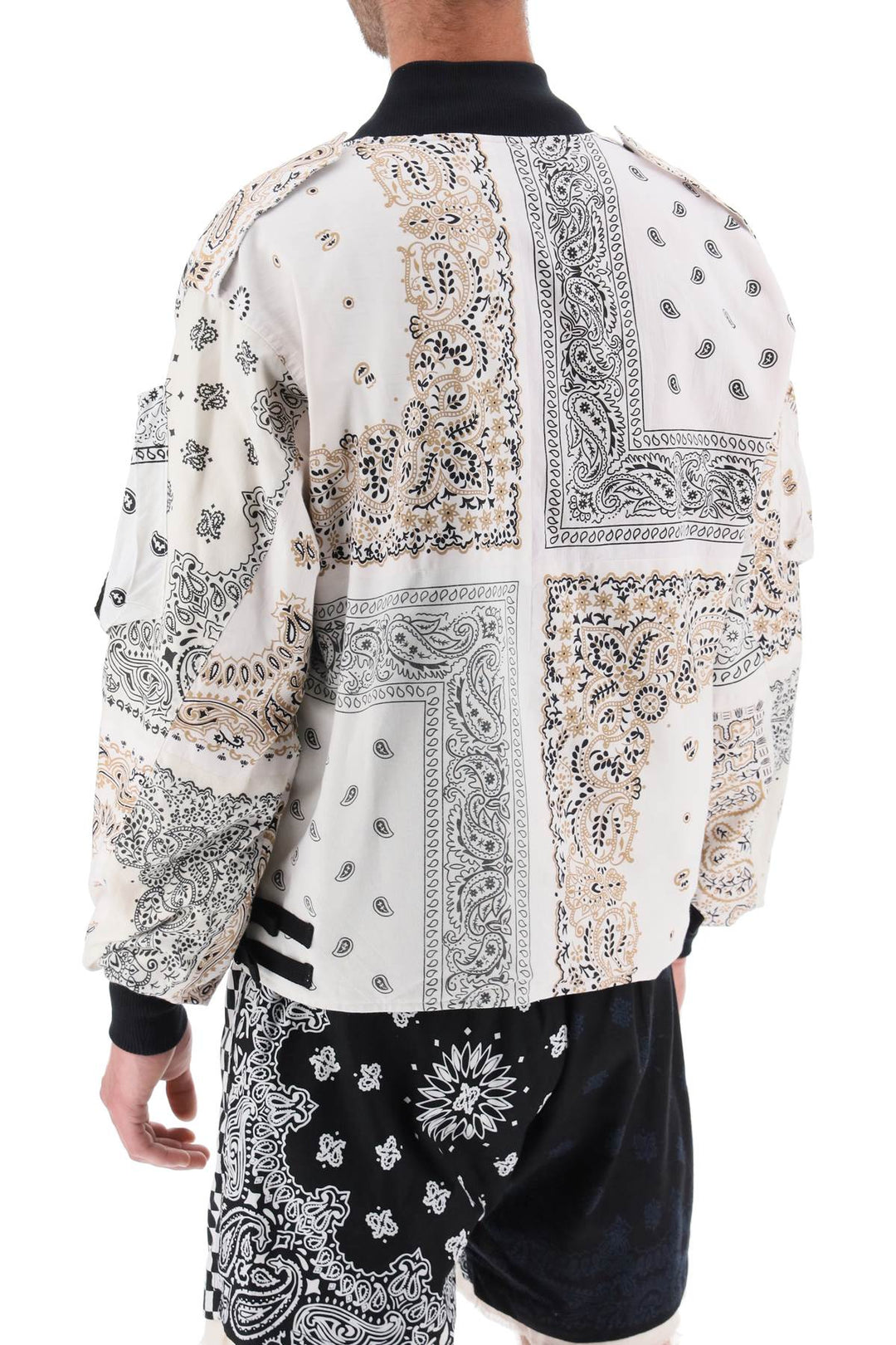 Bomber Jacket With Bandana Motif - Children Of The Discordance - Men