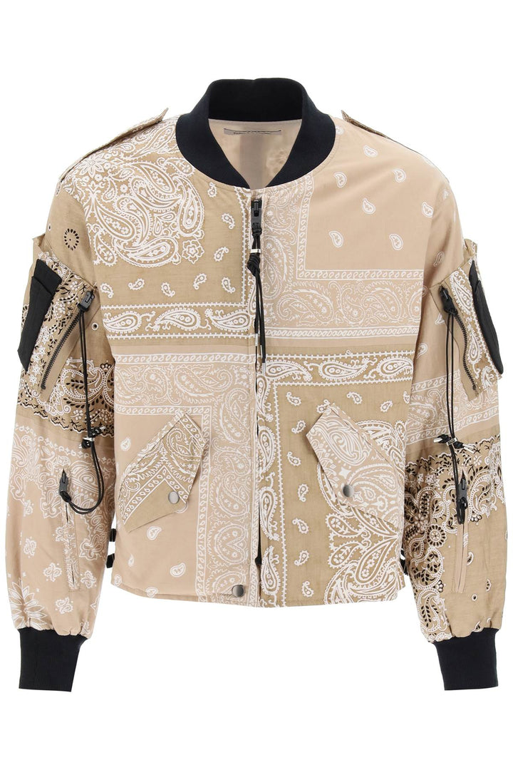 Bomber Jacket With Bandana Motif - Children Of The Discordance - Men