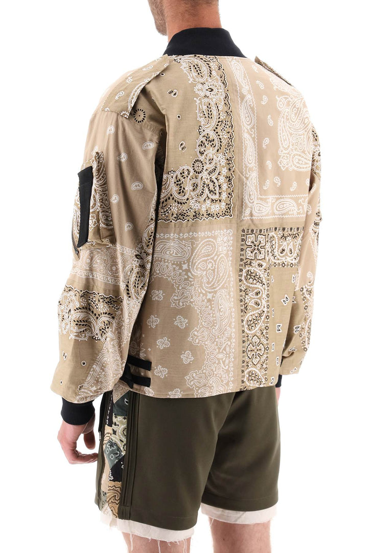 Bomber Jacket With Bandana Motif - Children Of The Discordance - Men