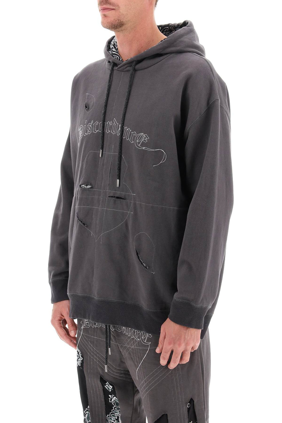 Hoodie With Bandana Detailing - Children Of The Discordance - Men