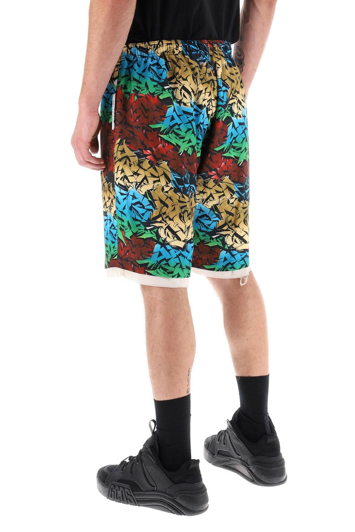 All Over Graffiti Print Shorts - Children Of The Discordance - Men