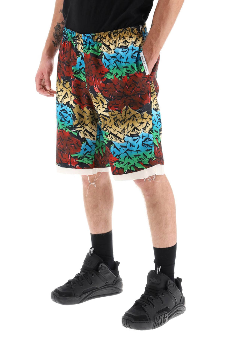 All Over Graffiti Print Shorts - Children Of The Discordance - Men