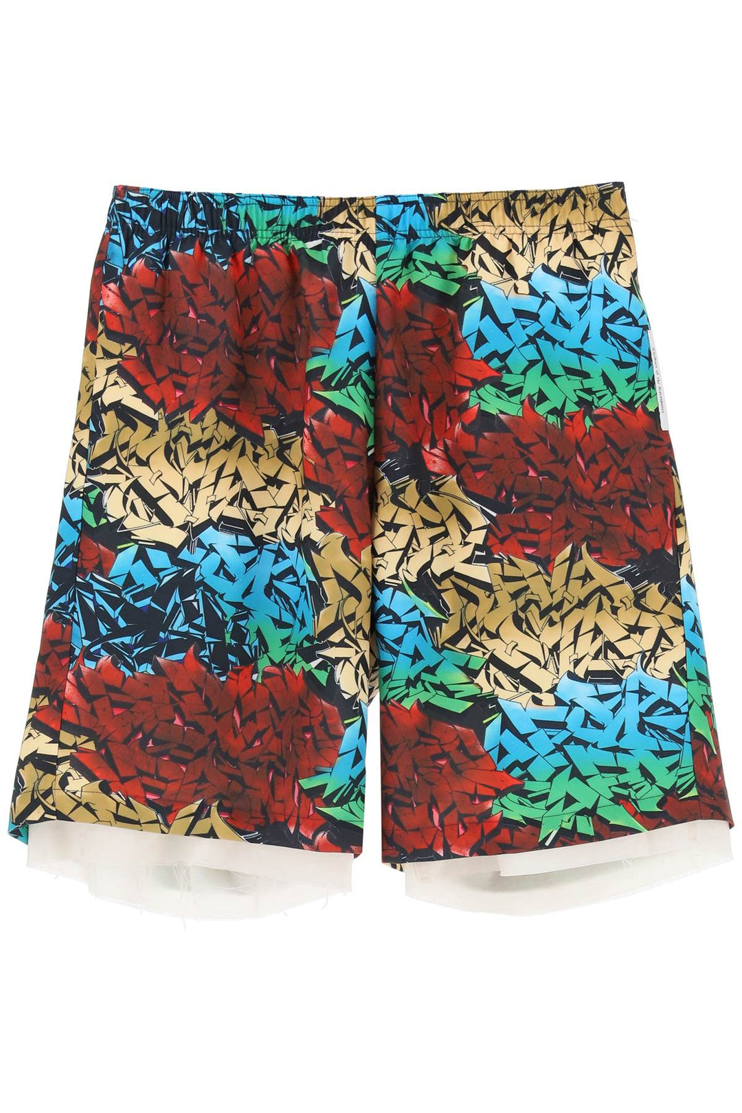 All Over Graffiti Print Shorts - Children Of The Discordance - Men