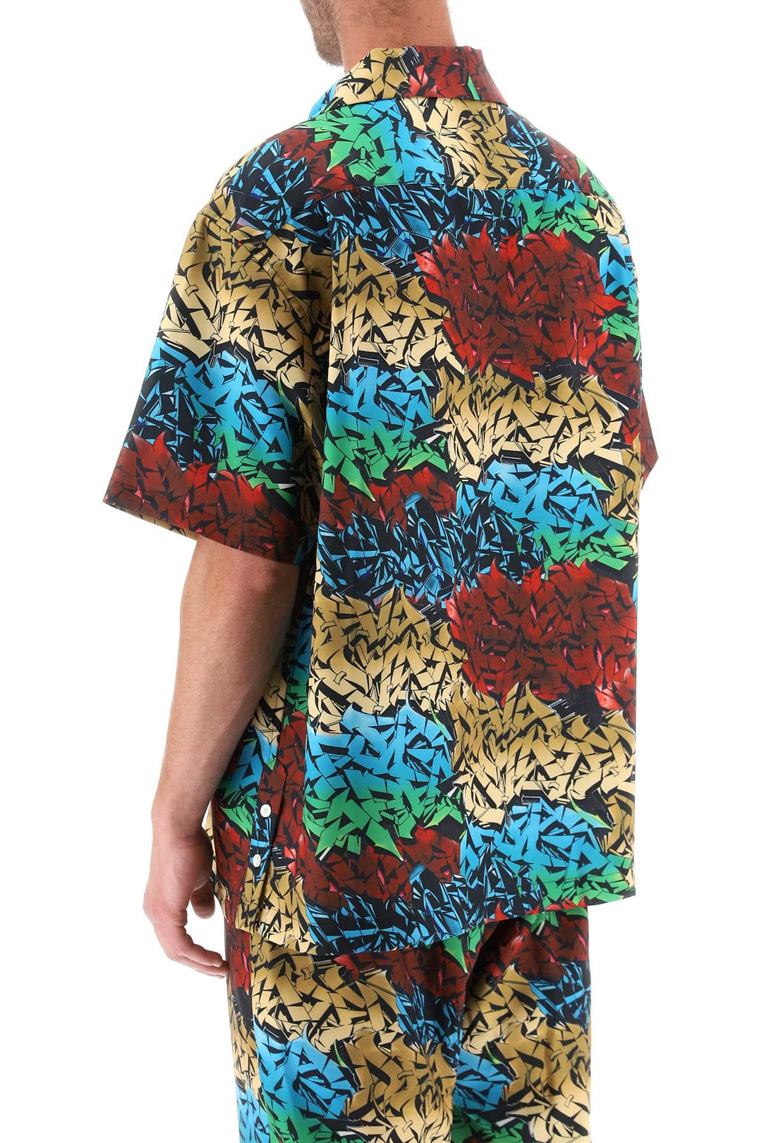 Graffiti Print Short Sleeve Shirt - Children Of The Discordance - Men