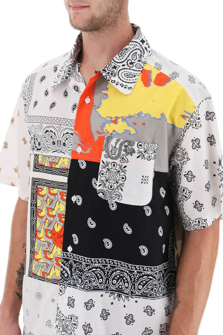 Short Sleeved Patchwork Shirt - Children Of The Discordance - Men