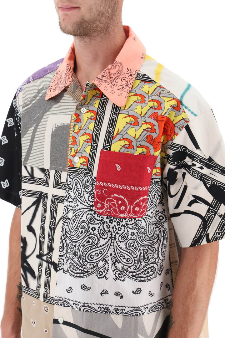 Short Sleeved Patchwork Shirt - Children Of The Discordance - Men