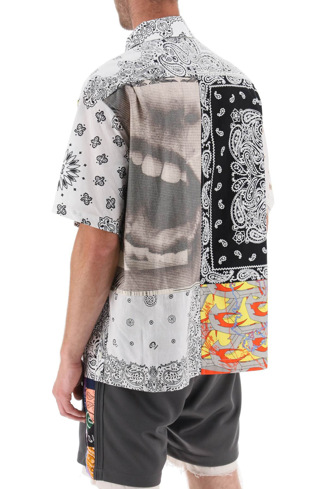 Short Sleeved Patchwork Shirt - Children Of The Discordance - Men