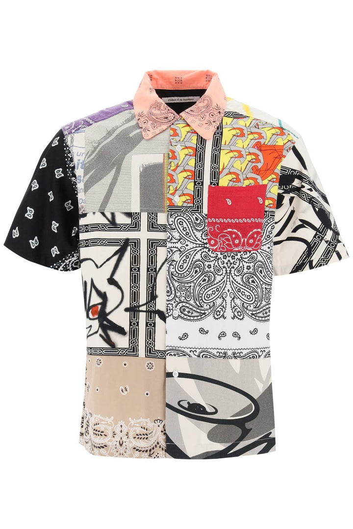 Short Sleeved Patchwork Shirt - Children Of The Discordance - Men