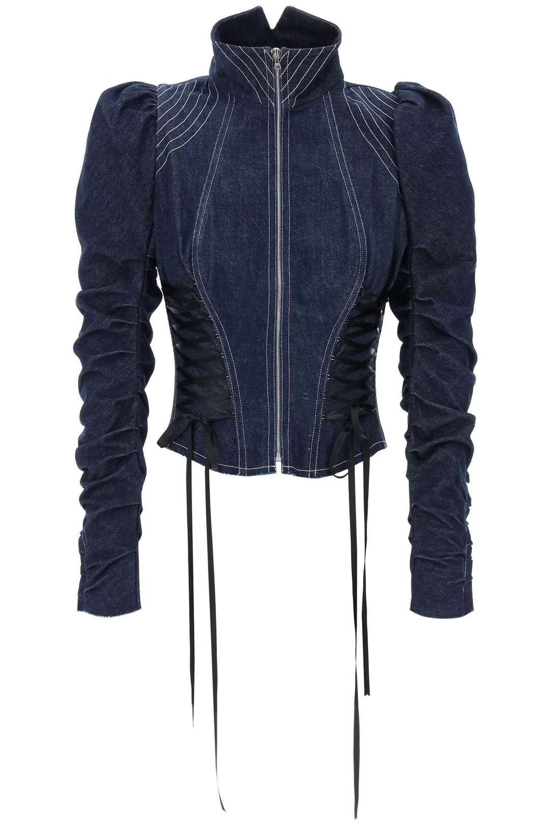 Giacca In Denim Stile Corsetto - Dilara Findikoglu - Women