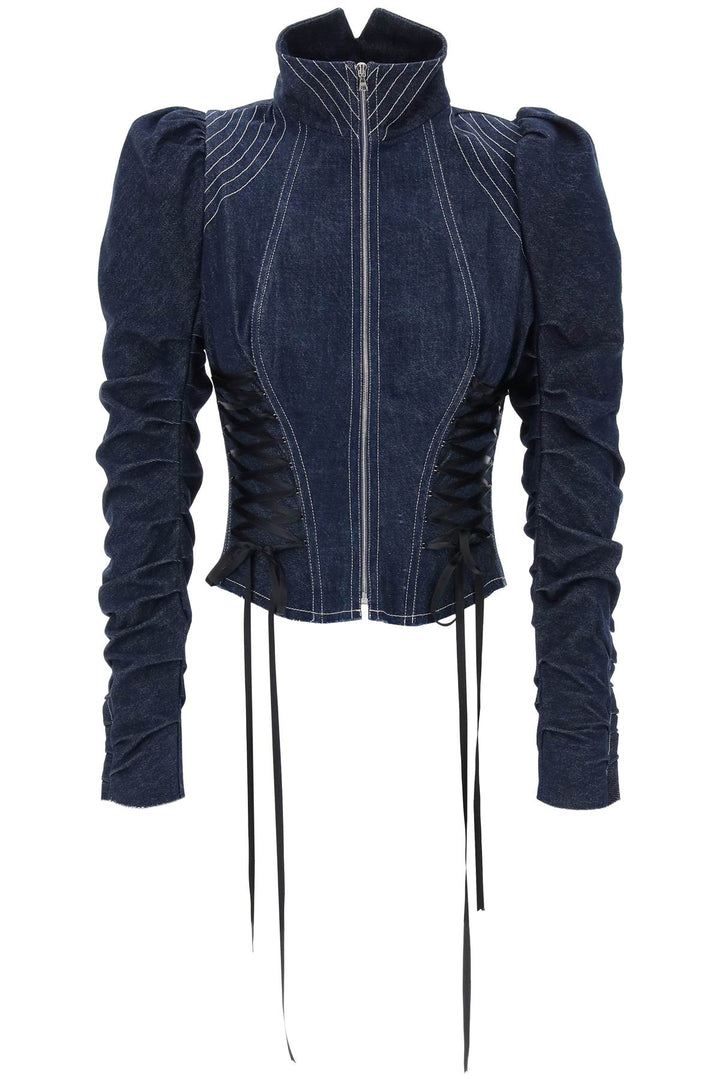 Giacca In Denim Stile Corsetto - Dilara Findikoglu - Women