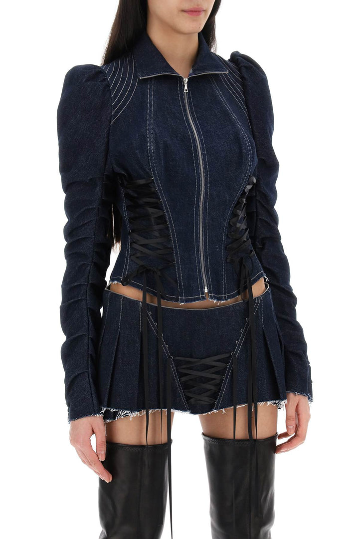 Giacca In Denim Stile Corsetto - Dilara Findikoglu - Women