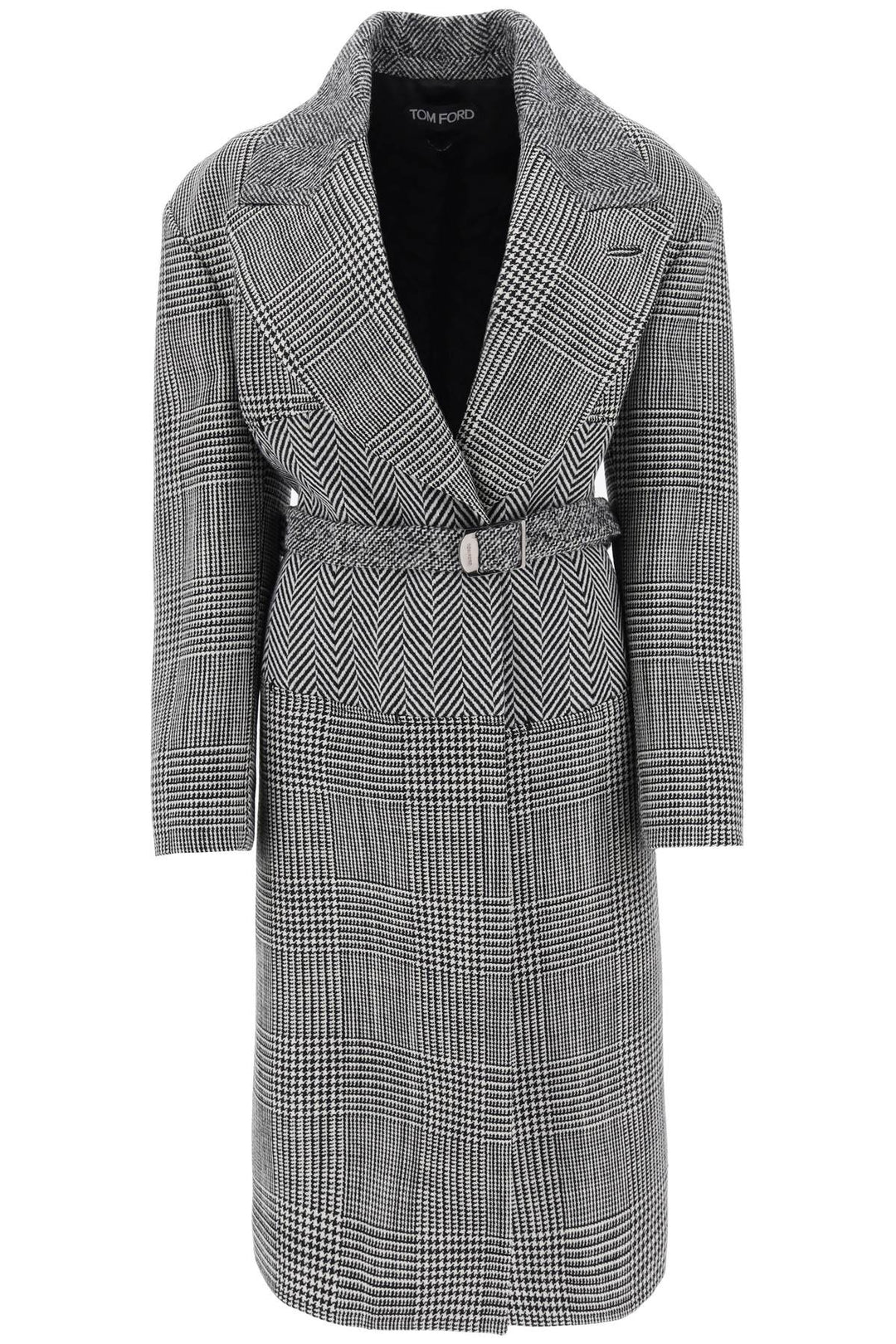 Cashmere Patchwork Coat - Tom Ford - Women