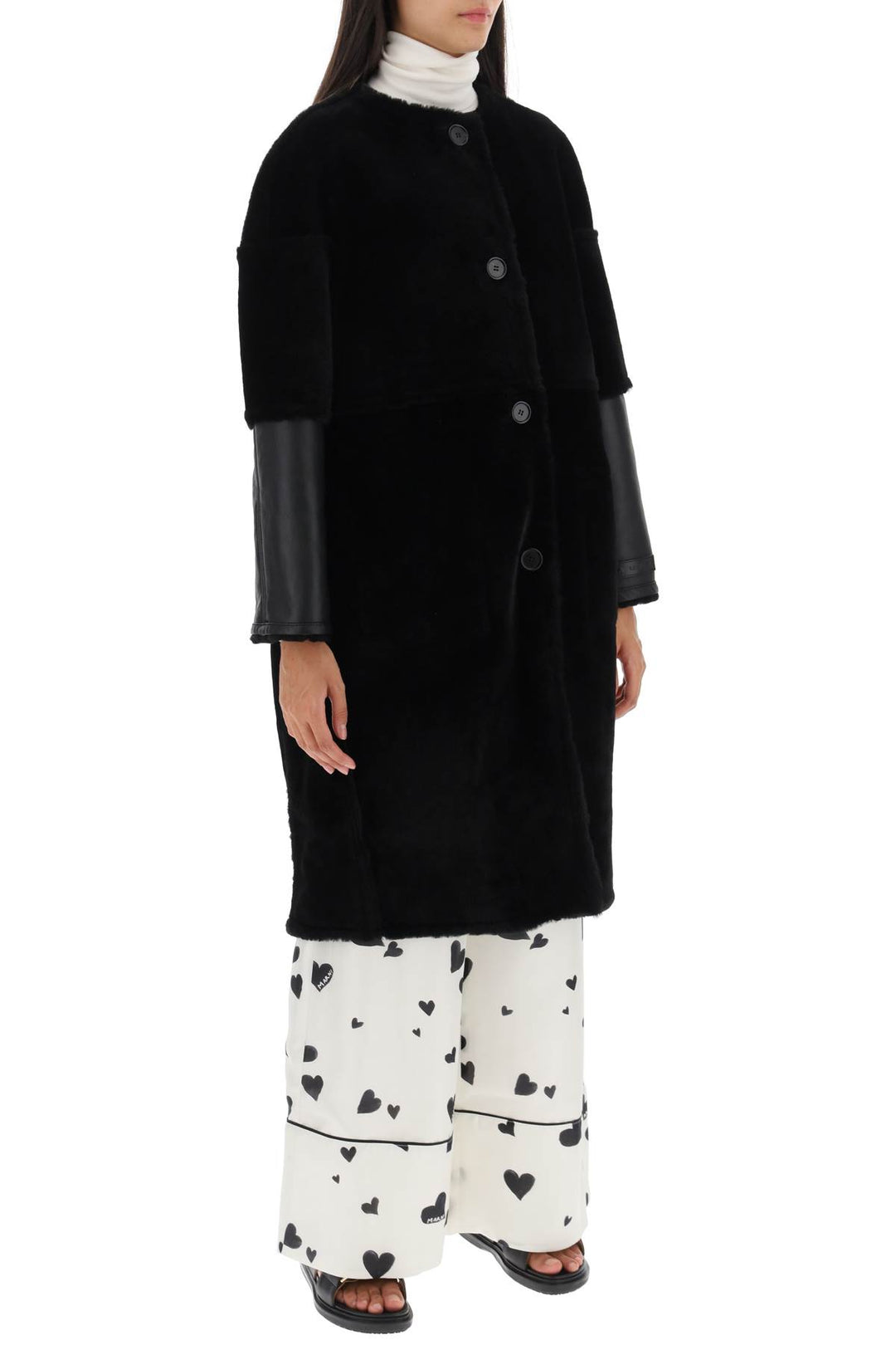 Reversible Shearling Coat - Marni - Women