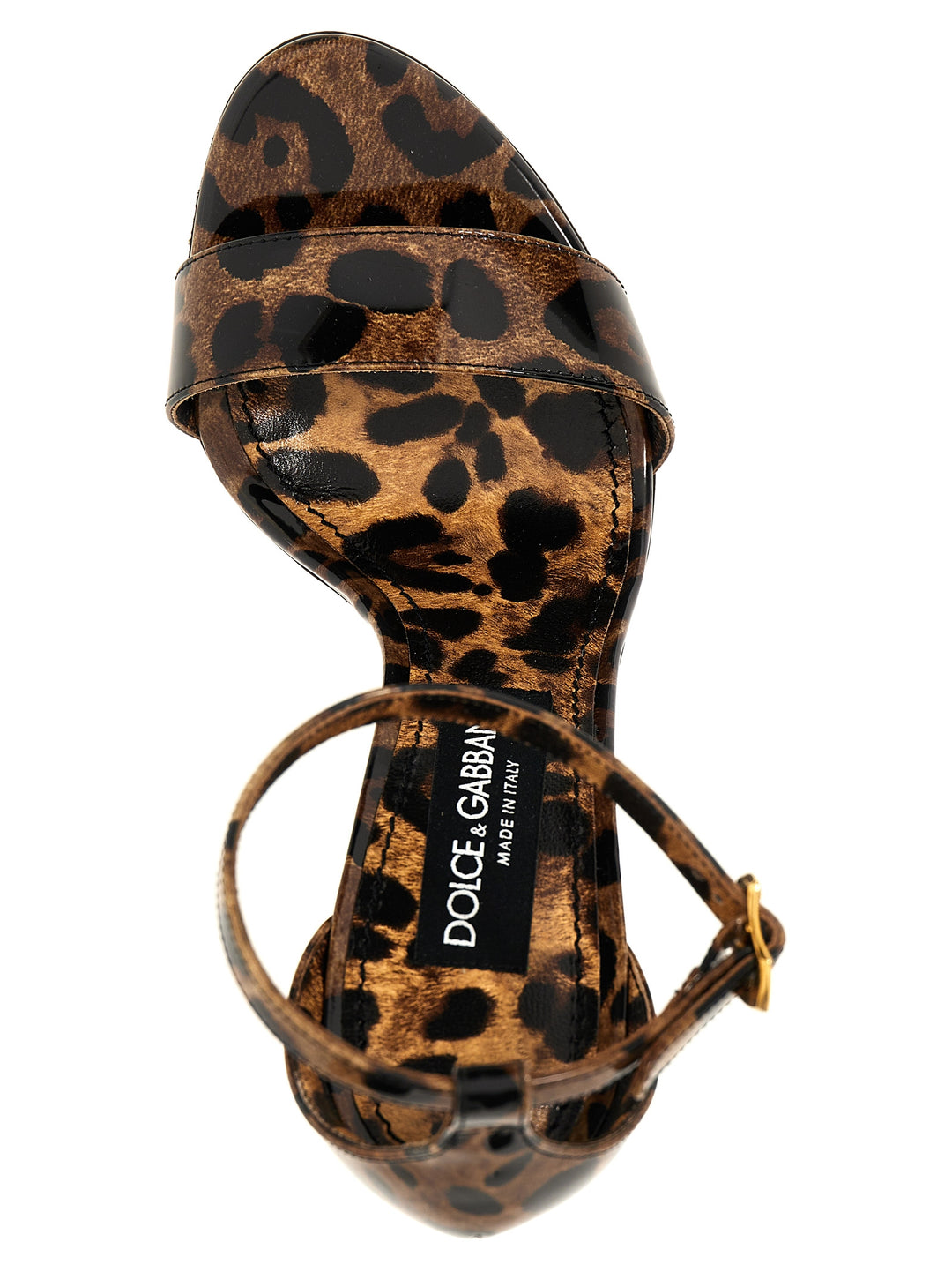 Animal-Print  With Logo Heel Sandals Multicolor