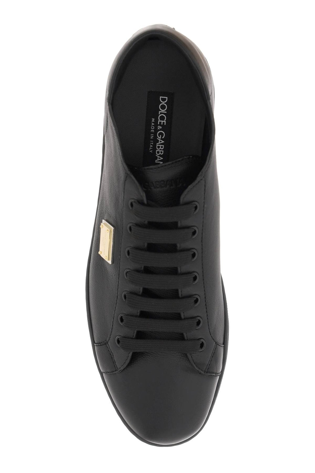 Leather 'Saint Tropez' Sneakers - Dolce & Gabbana - Men