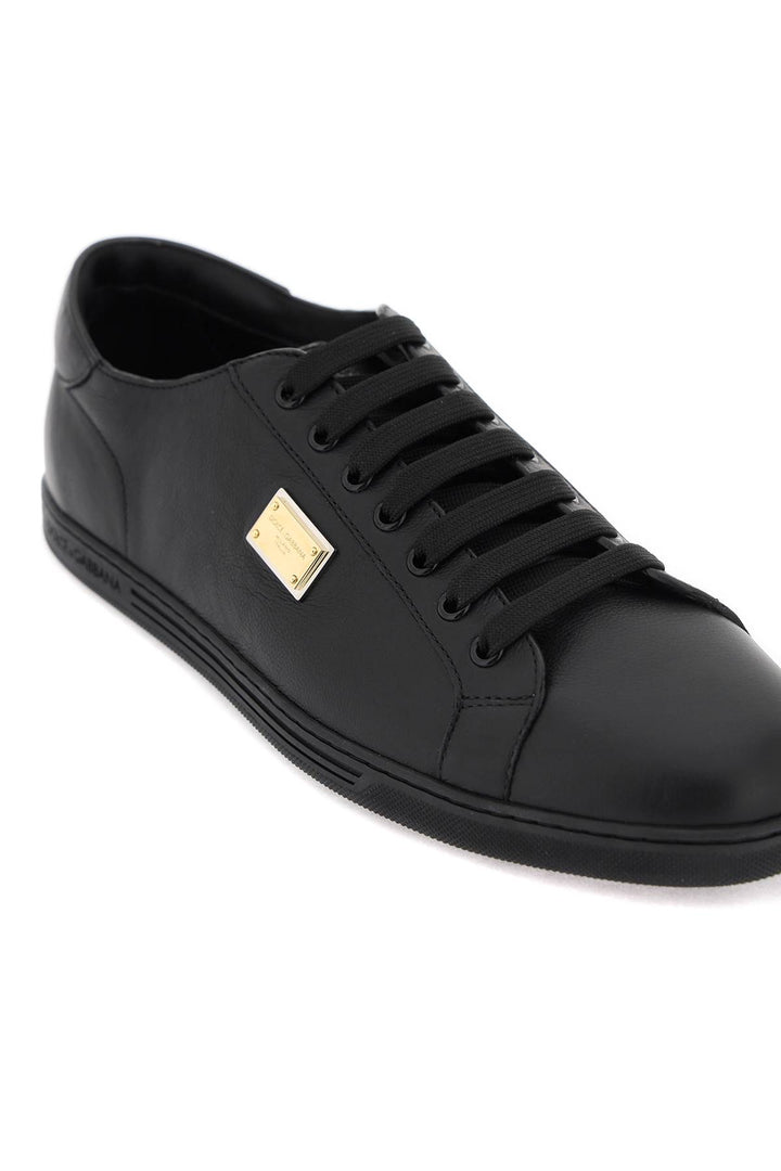 Leather 'Saint Tropez' Sneakers - Dolce & Gabbana - Men