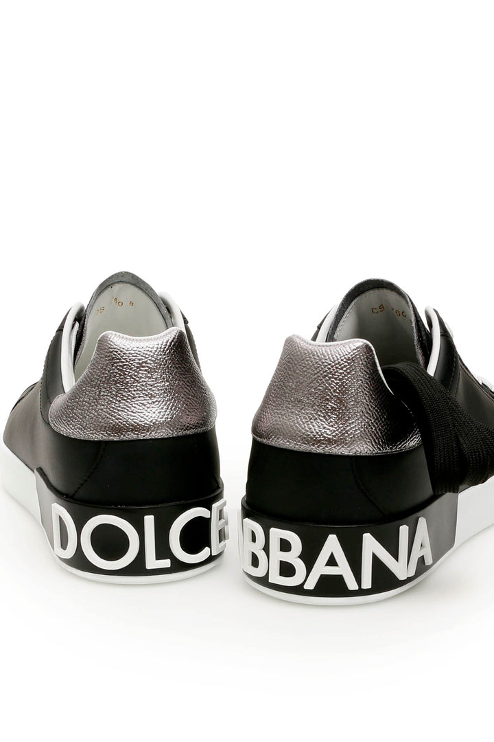 Portofino Leather Sneakers - Dolce & Gabbana - Men