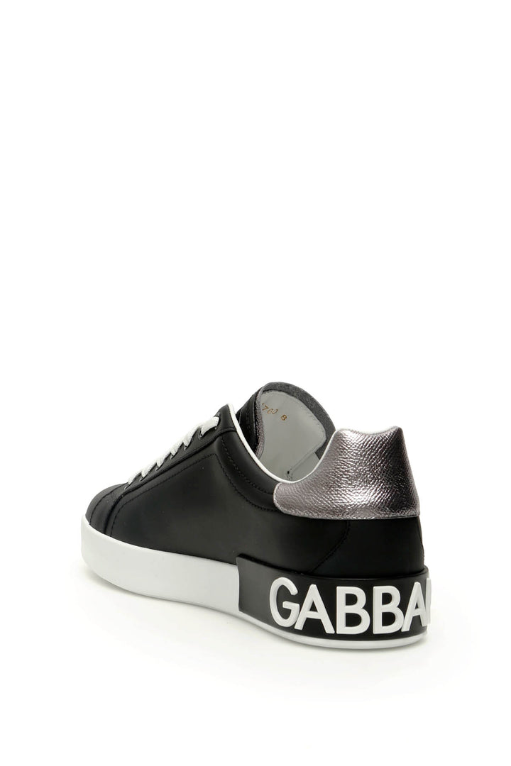 Portofino Leather Sneakers - Dolce & Gabbana - Men