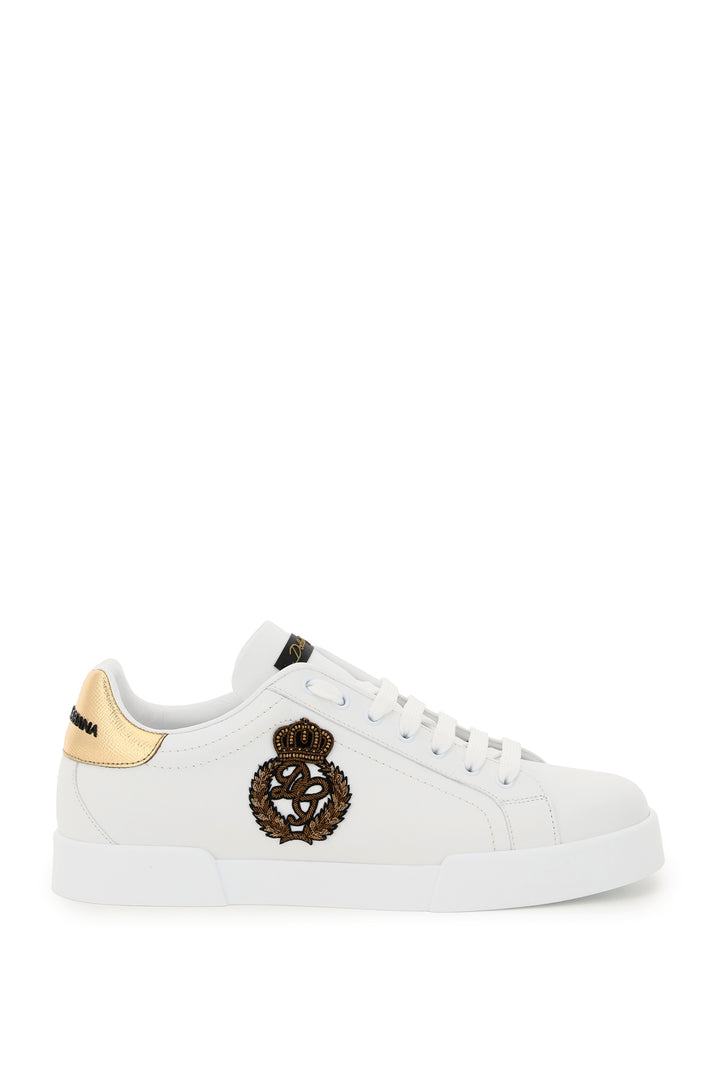 Portofino Sneakers With Logo Patch - Dolce & Gabbana - Men