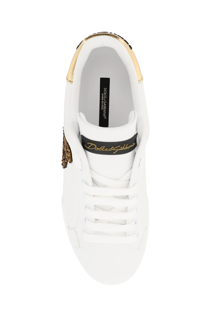 Portofino Sneakers With Logo Patch - Dolce & Gabbana - Men