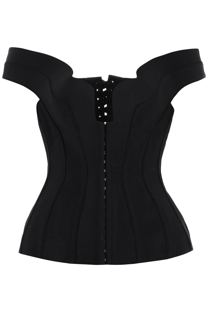 Off Shoulder Corset Top - Mugler - Women