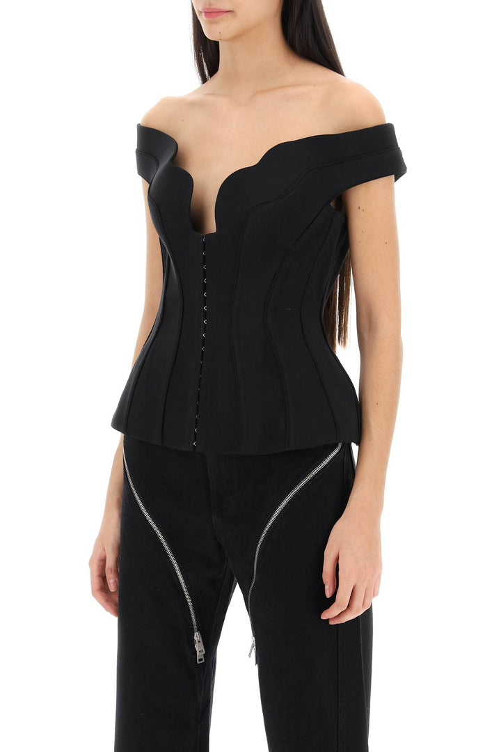 Off Shoulder Corset Top - Mugler - Women