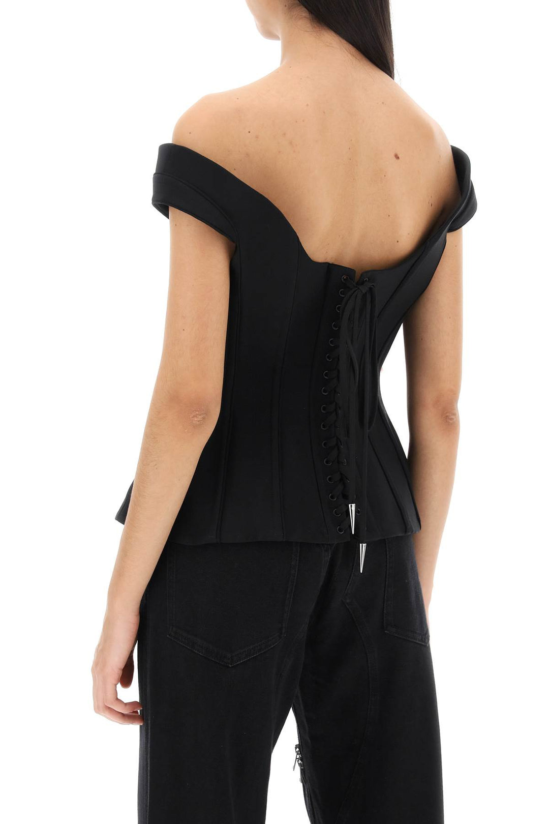 Off Shoulder Corset Top - Mugler - Women