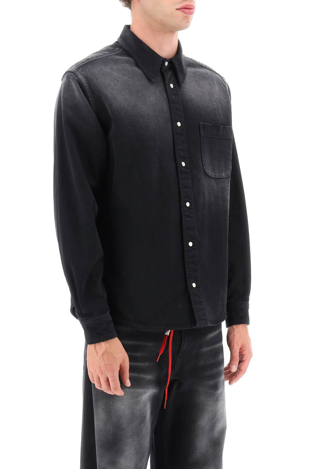 Bleached Denim Shirt - Marni - Men