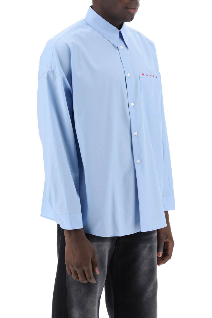 Boxy Shirt With Italian Collar - Marni - Men