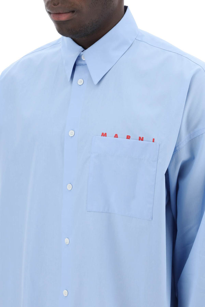 Boxy Shirt With Italian Collar - Marni - Men