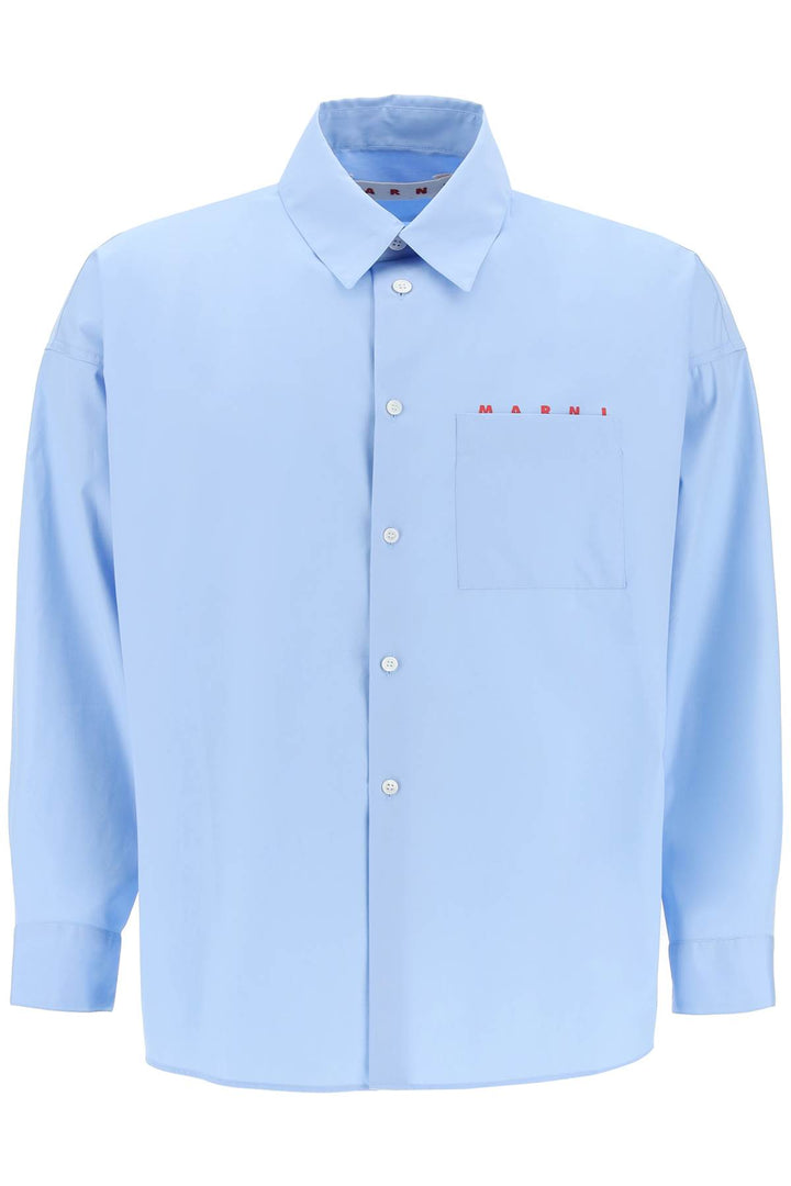 Boxy Shirt With Italian Collar - Marni - Men