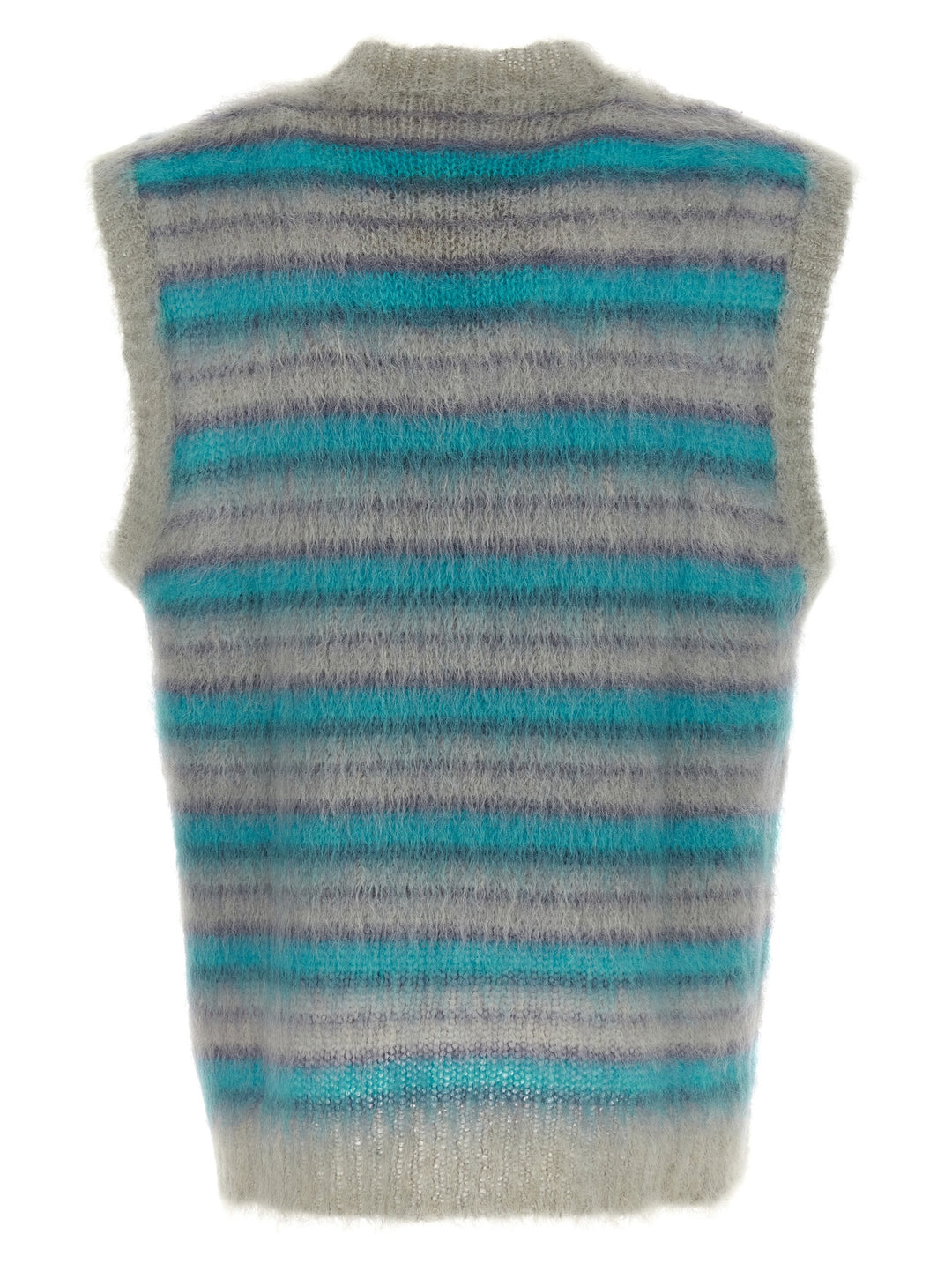 Brushed Stripes Fuzzy Wuzzy Gilet Multicolor