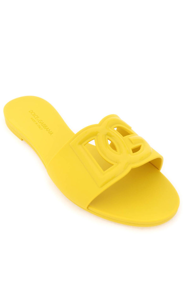 Rubber Slides With Cut Out - Dolce & Gabbana - Women