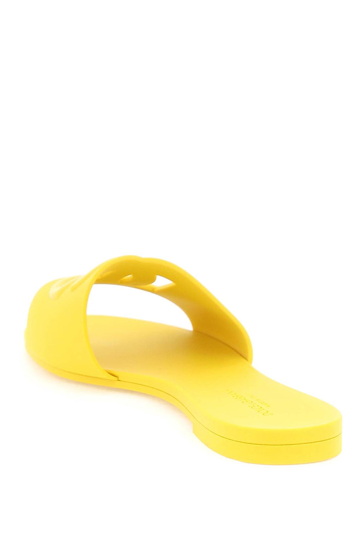 Rubber Slides With Cut Out - Dolce & Gabbana - Women