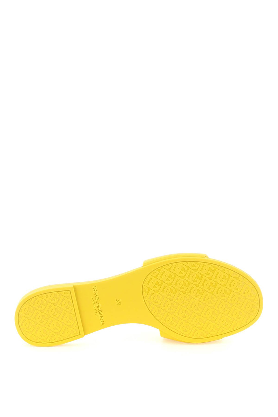 Rubber Slides With Cut Out - Dolce & Gabbana - Women