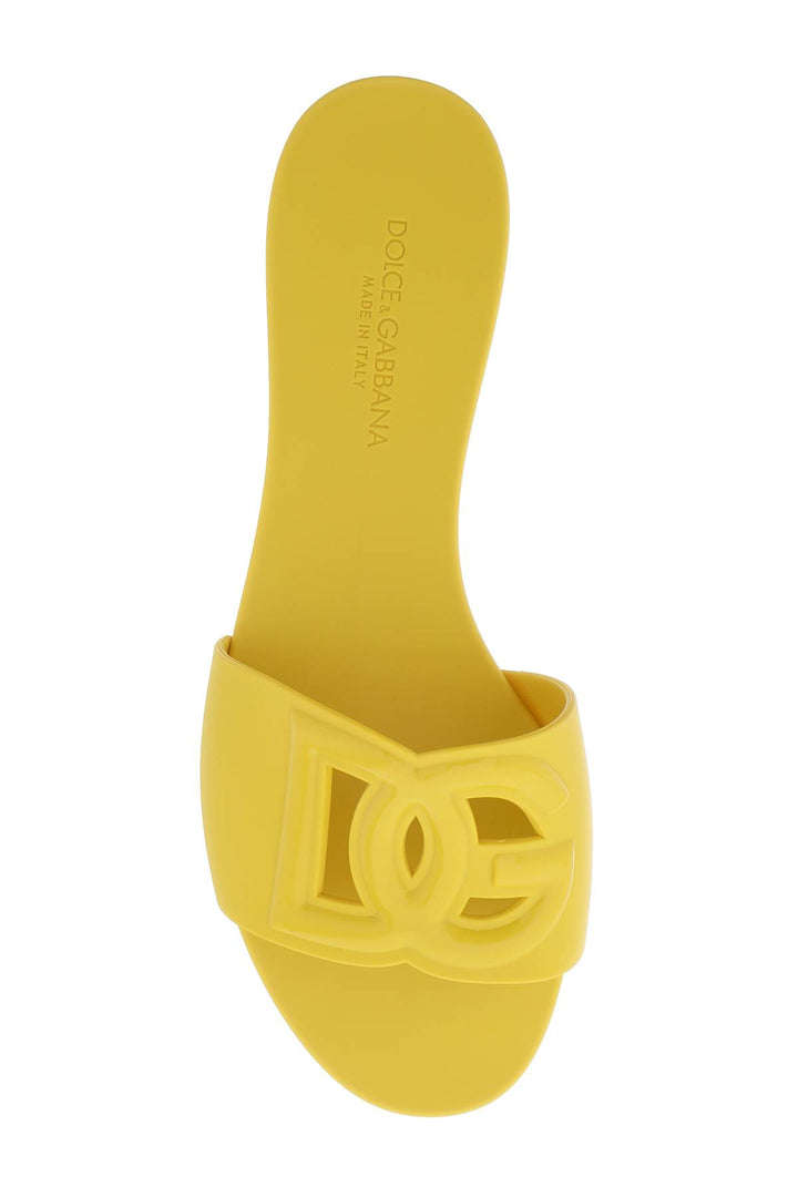 Rubber Slides With Cut Out - Dolce & Gabbana - Women