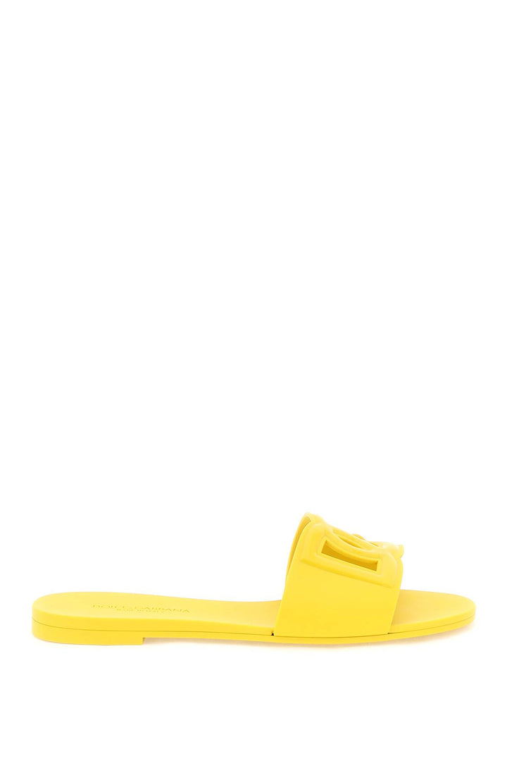 Rubber Slides With Cut Out - Dolce & Gabbana - Women