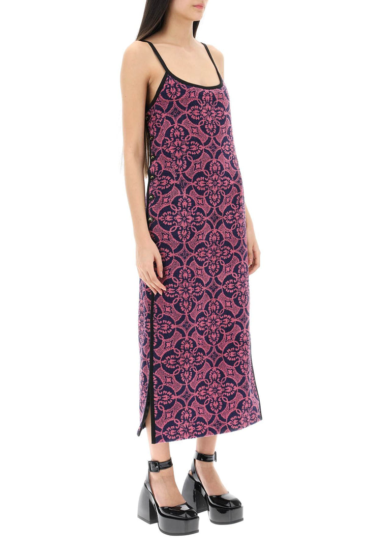 Patterned Midi Dress - Marine Serre - Women