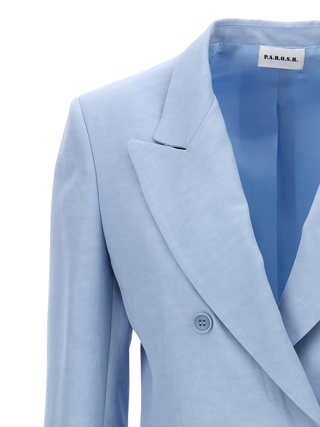 Double-Breasted Blazer Blazer And Suits Light Blue