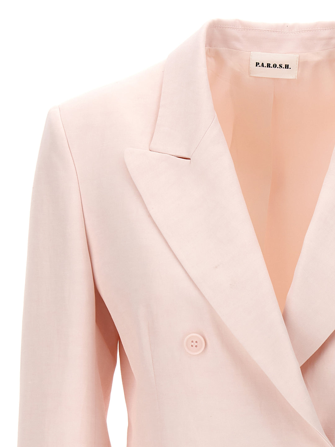 Double-Breasted Blazer Blazer And Suits Pink