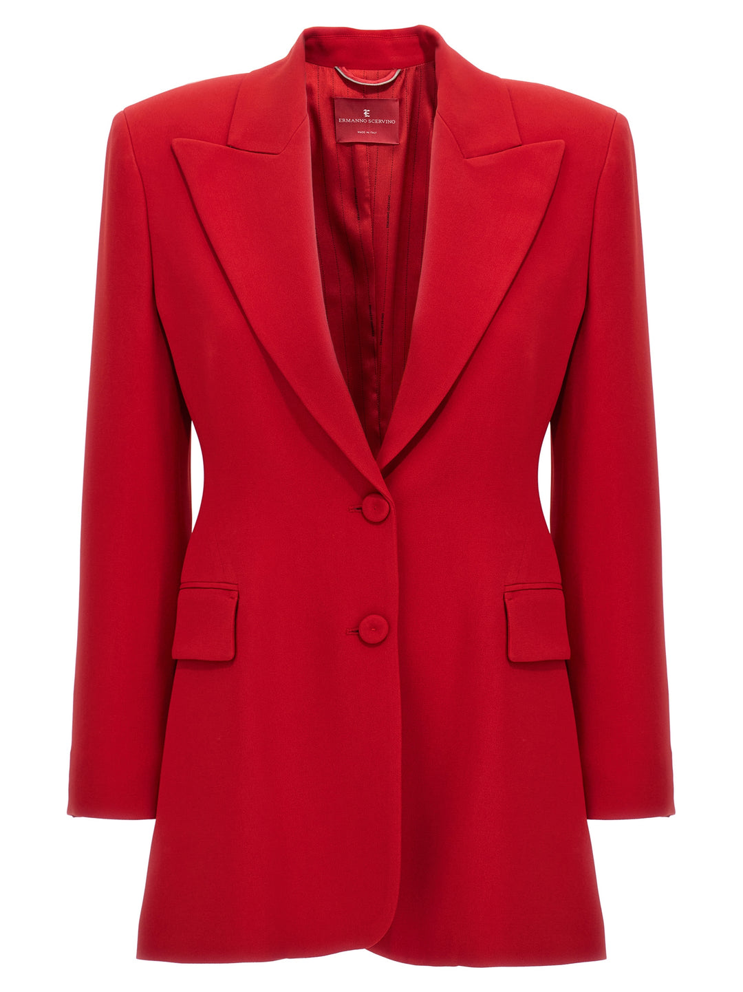 Single-Breasted Blazer Jackets Red