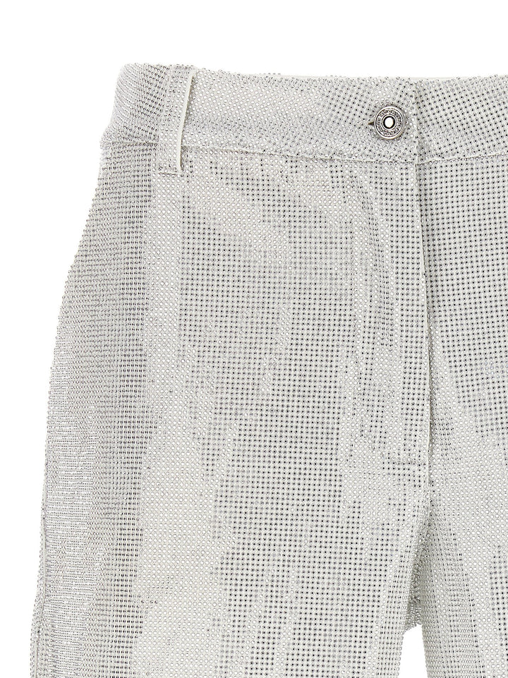 Rhinestone Bermuda Shorts Bermuda, Short White