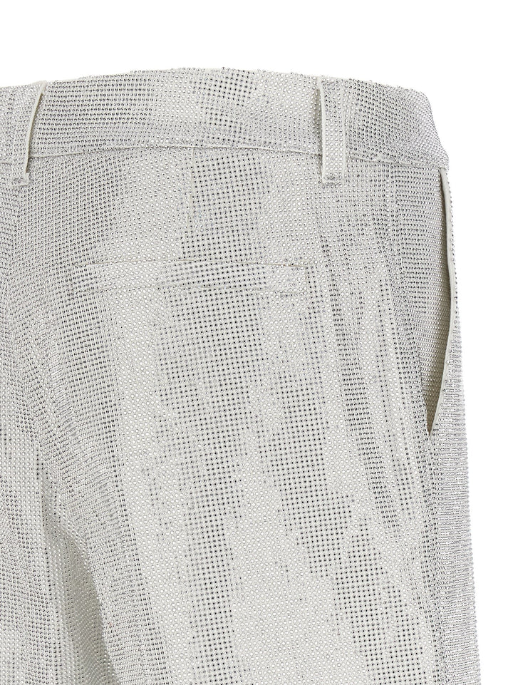 Rhinestone Bermuda Shorts Bermuda, Short White