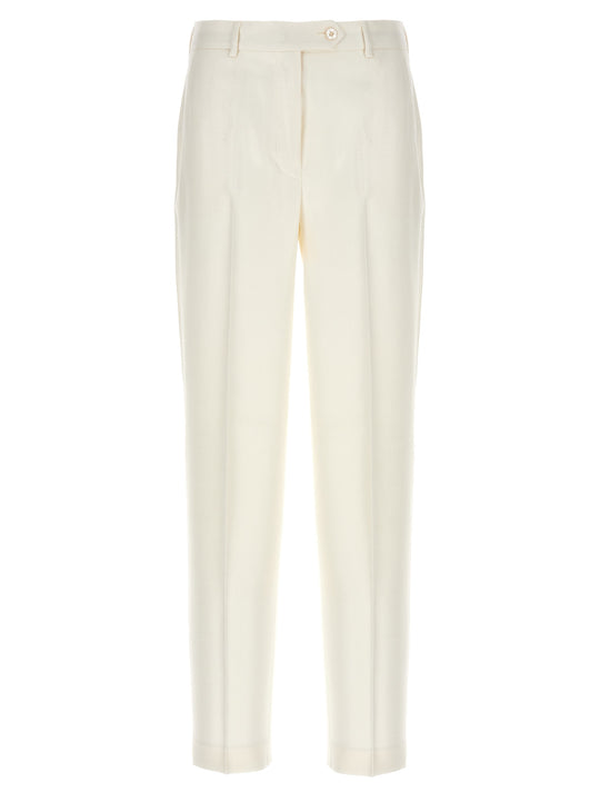 Cigarette Pants White