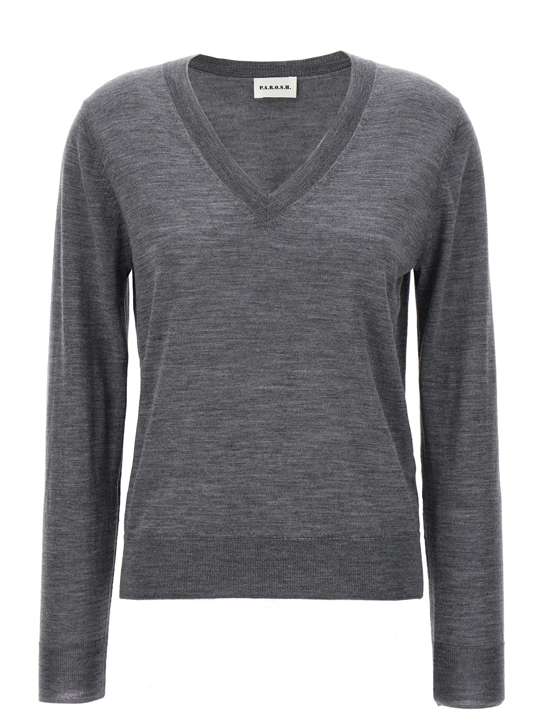 V-Neck Sweater Sweater, Cardigans Gray